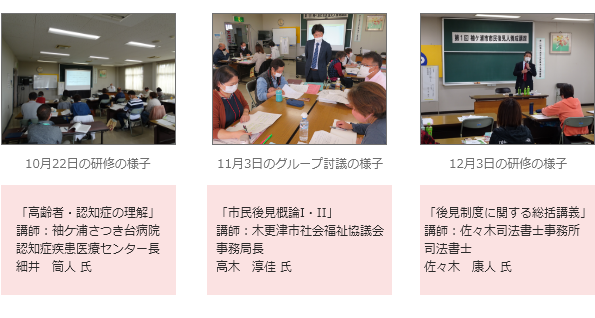 第1回袖ケ浦市市民後見人養成講座